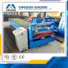 Trapezoid Wall Roof Panel Roll Forming Machine With Manual Decoiler PLC Control for sale