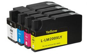 Quality lexmark OfficeEdge Pro4000c/Pro4000 compatible Lexmark 200/lexmark 210  ink inkjet cartridge for lexmark 200 with chip for sale
