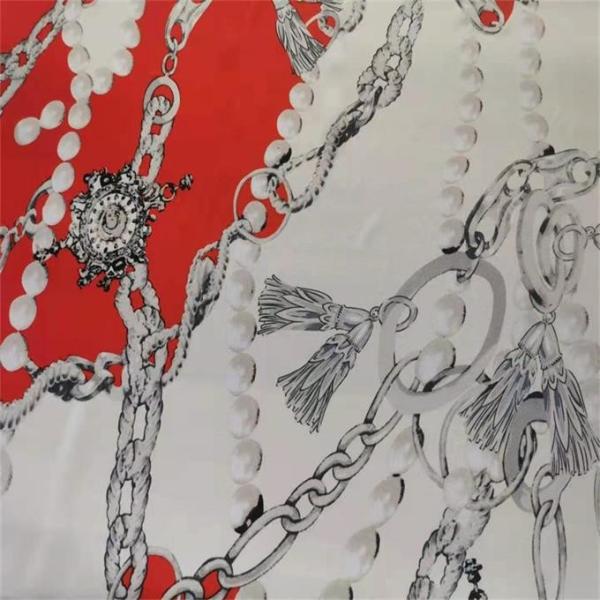 95gsm Printed Polyester Spandex Chiffon Fabric By The Yard 15d Satin Chiffon