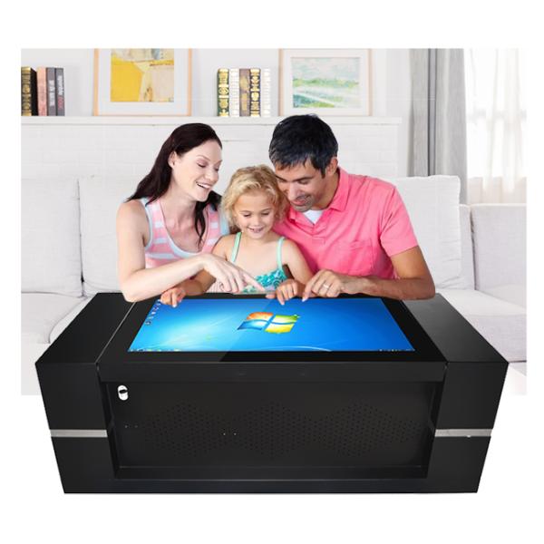 Hottest 43" Indoor Interactive Smart Touch Screen Coffee Table for Restaurant Lifting Touch Table