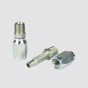 Quality 15618 - 04 - 04 Hydraulic Fitting Suppliers NPT Reusable Hose Fittings for sale