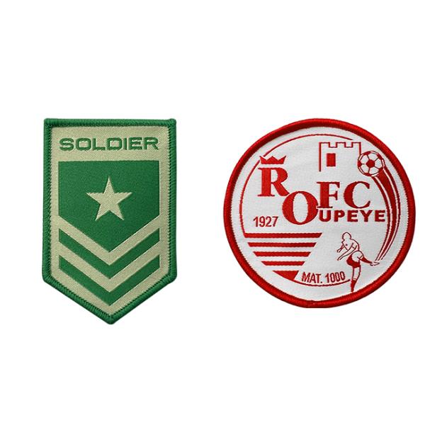 Handmade Woven Badge Patches Eco Friendly Washable Iron On Patches