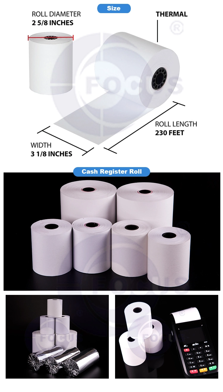 Thermalperfection Coated Cash Register Thermal Paper Rolls for POS Printer