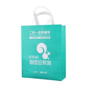 Quality Supermarket PP Non Woven Grocery Bags 50Gsm Eco Friendly for sale