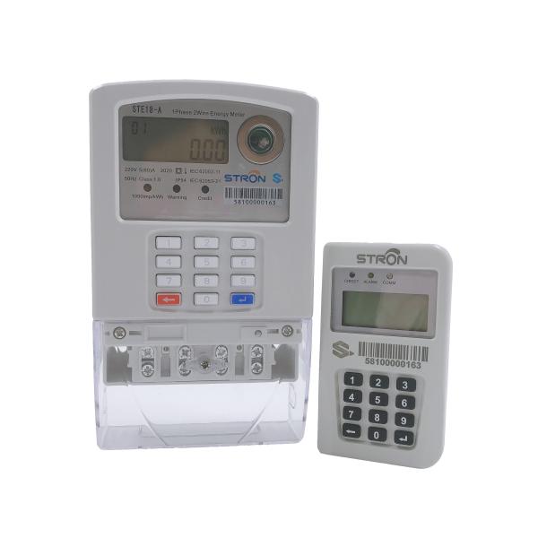 Buy Single Phase STS Compliant Split Keypad Prepayment Intelligent Electric Power Meter with LORA-RF Users Interface Unit at wholesale prices