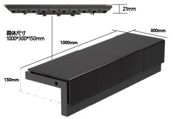 2.97'' Interactive Stepped Outdoor Tile Screen With Customizable Design