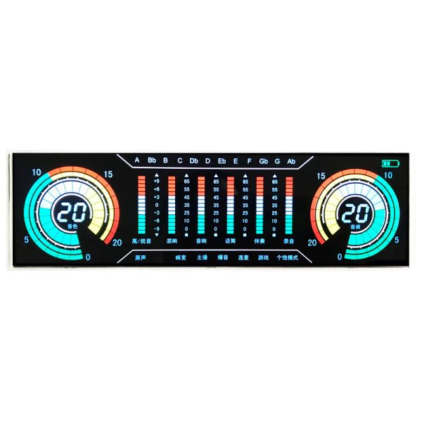Custom Negative VA LCD Module Display with 6 0'clock Viewing Angle and Wide