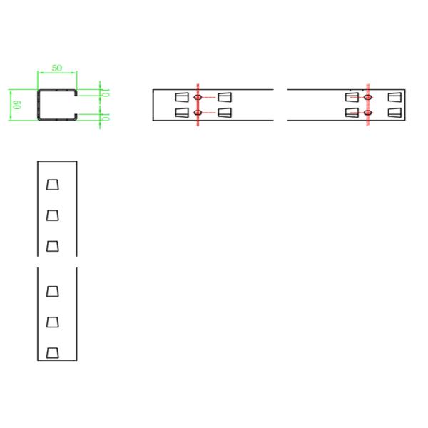 16m/min Pallet Rack Post Roll Forming Machine For Supermarket Series