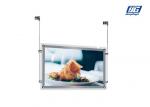 CRD A1 Double Sided Crystal LED Light Box,Ultra Thin Clear Acrylic Frame Hanging