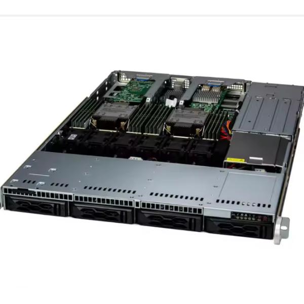 CloudDC X13 1U Server Supermicro SYS-611C-TN4R PCIe 5.02 4 Hot-Swap 3.5" NVMe/SAS/SATA