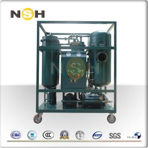 China Small Size Vaccum Turbine Oil Purifier / Oil Filter Machine 1 Year Warranty on sale