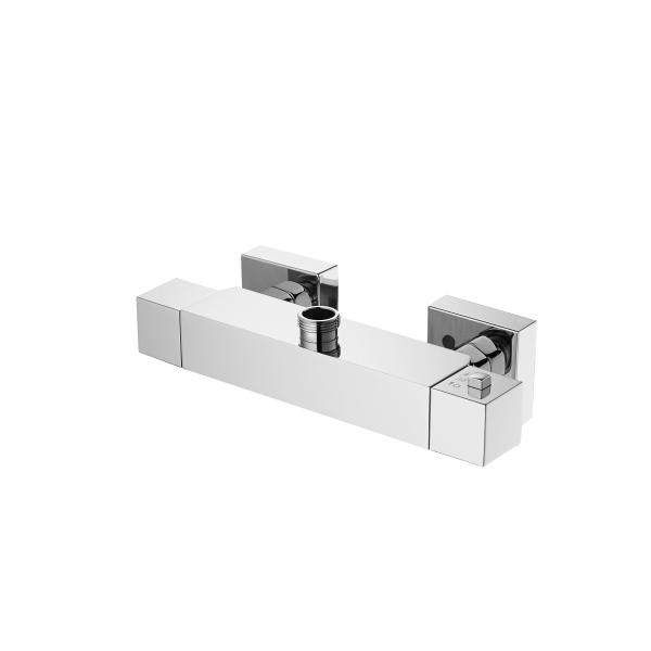 Rust Proof Hotel Square Thermostatic Faucet Shower Thermostatic Taps 2 Handle