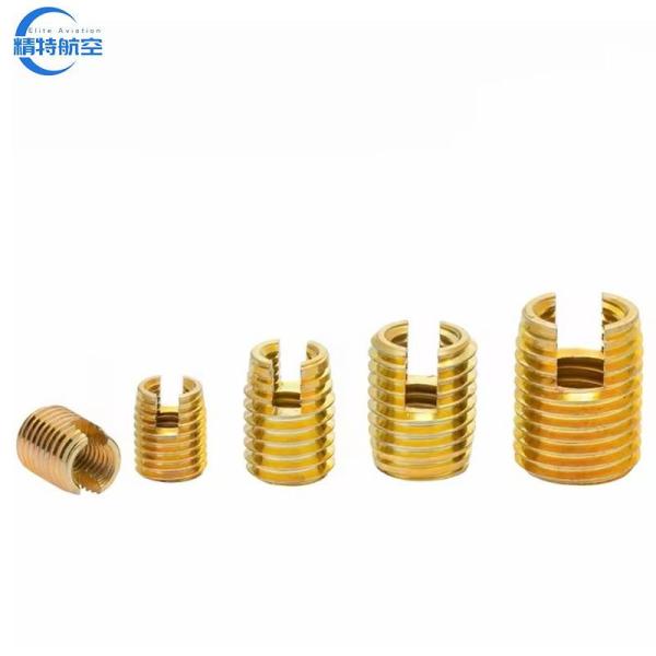 Customized M2 to M15 Self Tapping Screw Bushing Slotted Type Repair Internal Thread Fastener Self Tapping Thread Fasteners Insert