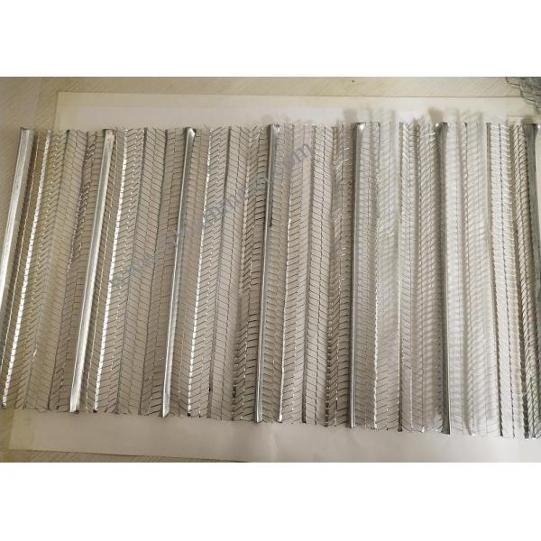 Good Tensile Strength High Rib Mesh / Galvanized Expanded Metal Lath 8*12mm Hole