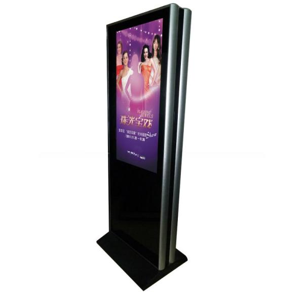 floor stand 49 inch double sided LCD display digital signage advertising kiosk