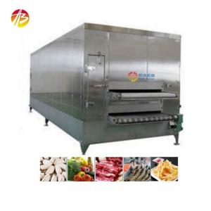 China 13800*3200*2500mm Iqf Tunnel Freezing Machine for Frozen Vegetables Fruit Shrimp on sale