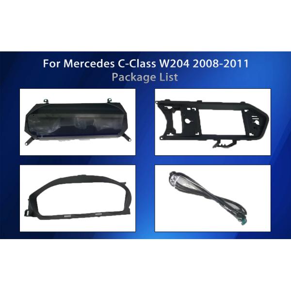 VIKNAV 12.3" Digital Speedometer For Mercedes Benz C-Class W204 2008-2011