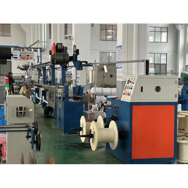 60kg/H PTFE Wire And Cable Extrusion Line Process High Temperature Telflon Wire 35mm Extruder