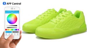 Quality Smart Phone APP App Controlled LED Shoes Womens / Men Led Luminous Sneakers for sale
