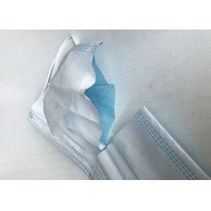 Ce Certificate Hygiene Face Mask / 3 Layer Face Mask For Dust Protection
