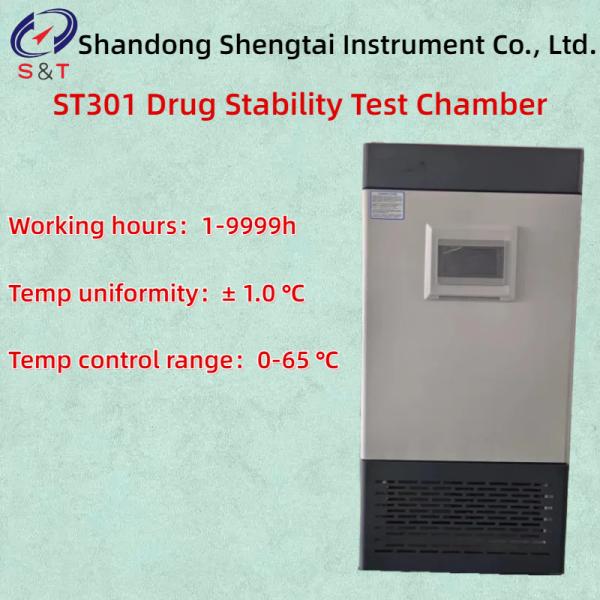 Capacity 250L Drug Stability Test Chamber Temp Control Range 0-65 ℃ Touch Screen