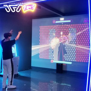 Motion Sensor Projector Game 2 Player VR Sports Arcade Machine