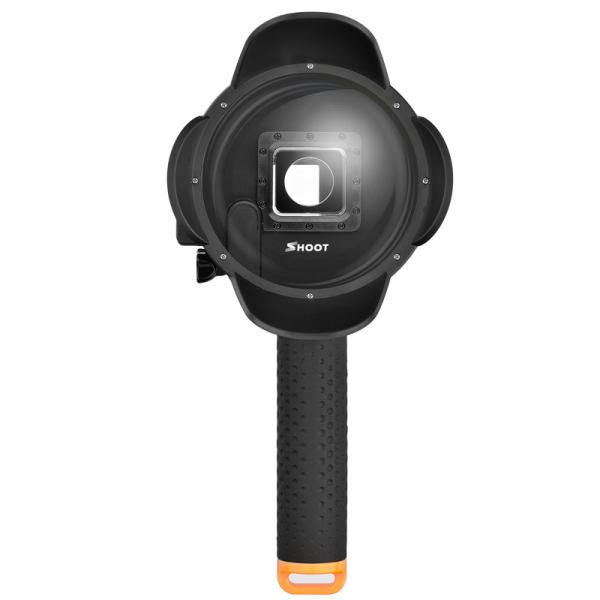 4 inch Sunshade Diving Dome Port For GoPro Hero 4 3+ Camera With Float Bobber And Waterproof Housing Case