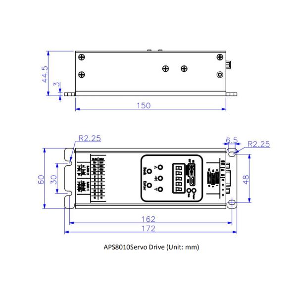 Full Height Turnstile 80V DC Servo Motor Driver