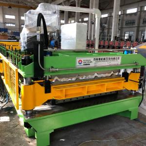 China 36 Inches 0.3-0.8mm Thickness PPGL R/PBR Panel Metal Roof Sheet Roll Forming Machine on sale