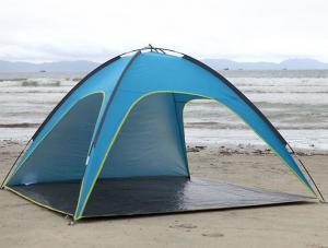China Beach Tent Sun Shelter - Portable Sun Shade Instant Tent for Beach Carrying Bag, Stakes, 6 Sand Pockets, Anti UV on sale