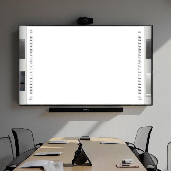 China Factory Direct Customize All-In-One Interactive 20Touch Point IR Infrared Ceramic 96 Inch Smart Boards Speaker 16:10 Side Bar Projector Boards