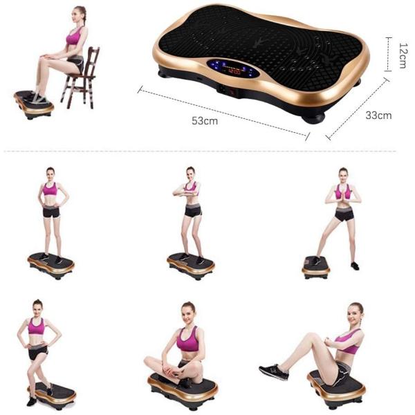 Body Building Waver Vibration Plate Slimming Fitness Platform 99 Levels 200W