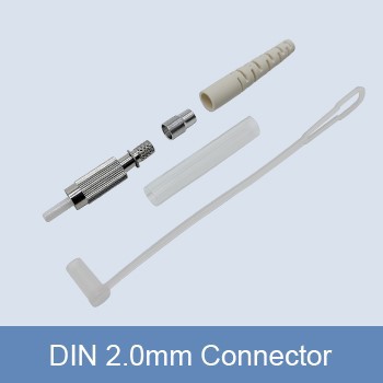 Single Mode FC Connector 0.9mm Simplex Fiber Connector With UPC/APC Polish