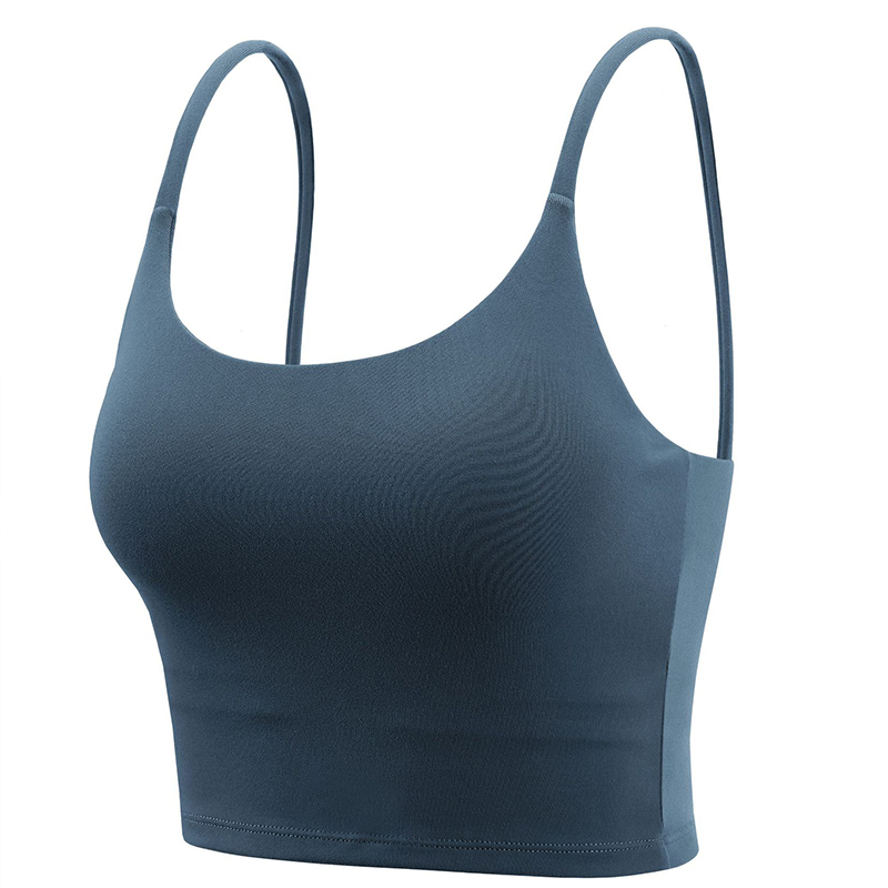 Padded Women High Impact Sports Bra , Antishrink Crop Top Sports Bra High Impact