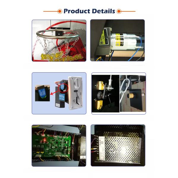 Dreamland Coin Operated Basketball Arcade Game Machine Folding Street Basketball Shooting Arcade Game Machine