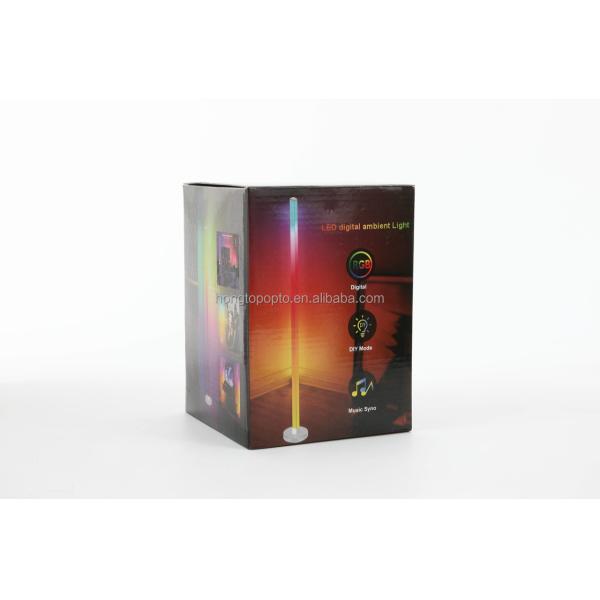 Smart Corner Ambient Light Dimmable Sound Rhythm Atmosphere Floor Lamp Remote Control