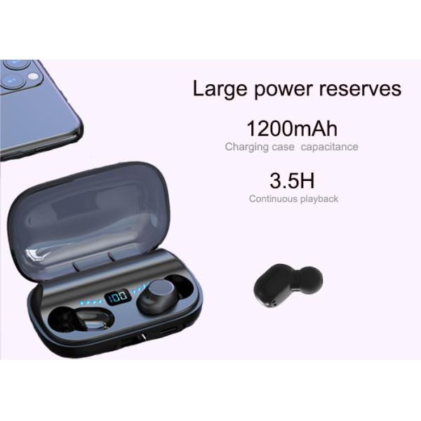 1H Charging Magnetic Bluetooth Earbuds Handsfree Earphone With Mic A2DP