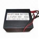 High Efficient Charge 40ah Motive Power Batteries 48v For Ev Car , No Memory