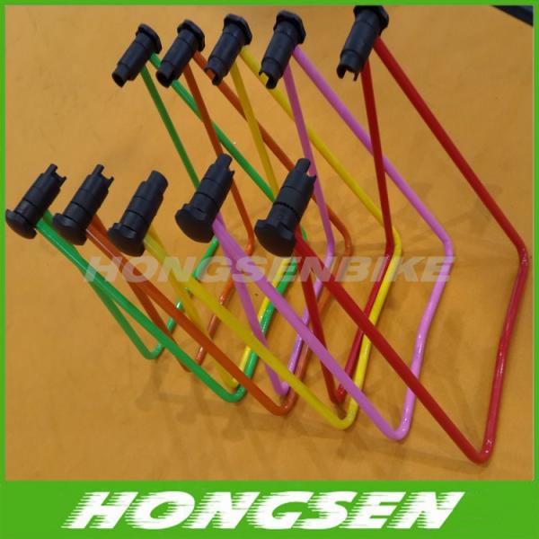 Bicycle folding display parking bracket cycling racks in U shaped