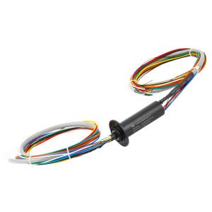 China 10 Circuits Ethernet Slip Ring Transmitting Current and 1000M Ethernet on sale