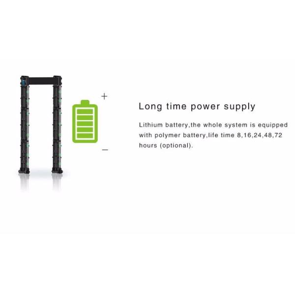 High Stability Portable Metal Detector , Walk Through Metal Detector For Conferences