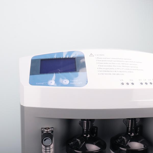 Low Noise Portable Mini 10 Lpm Dual Flow Medical Grade O2 Concentrator 10L For Sale