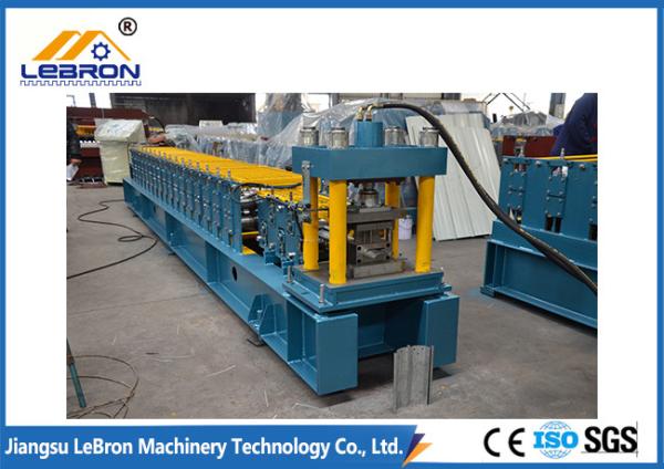 Buy 2018 New type Blue color Door Shutter Roll Forming Machinemade in china PLC control system long time service at wholesale prices