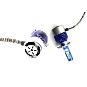 COB Motorcycle C6 Led Headlight High Low Beam , HB2 LED H4 Headlight Conversion