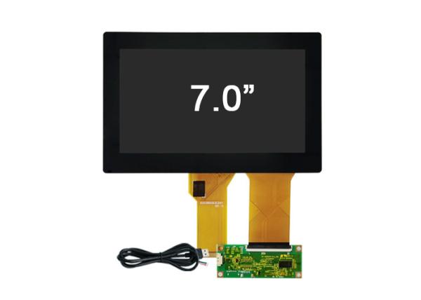 Buy USB Projected Capacitive PCAP Touch Display 7 Inch With TTL TFT-LCD Panel at wholesale prices