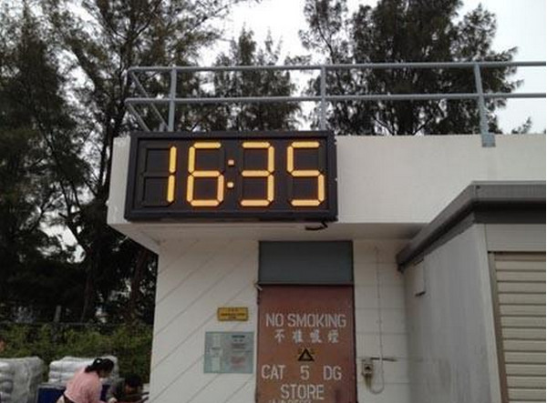 Large outdoor led gas station price sign waterproof For 4 and 5 digit formats ,