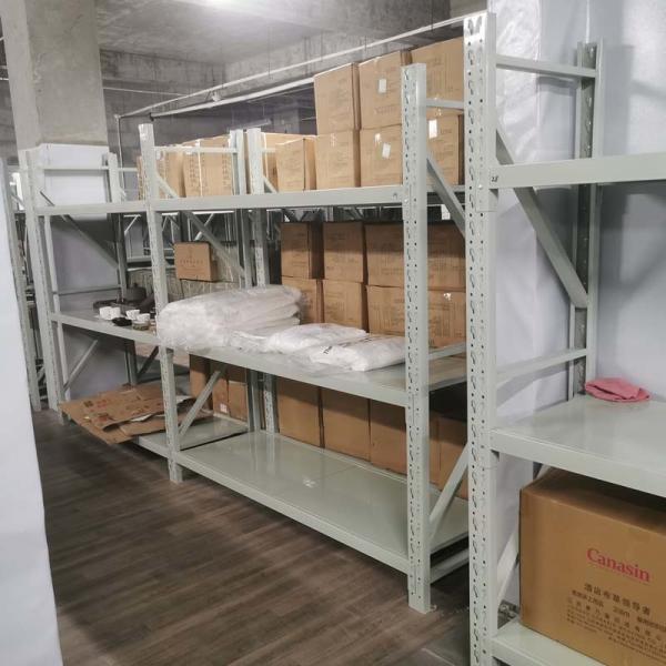 5 Shelves Boltless And Rivet Storage Racks Custom Warehouse Racking
