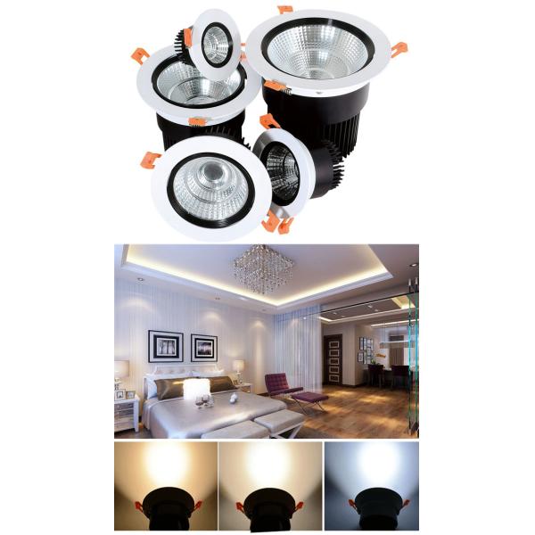 Embedded Ceiling LED Down Light With Reflector 24 Degree / 38 Degree / 60 Degree