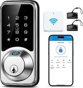 Quality 7-In-1 WiFi Touchpad Deadbolt Keyless Interior Door Lock for sale