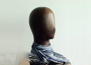 China Smooth Surface Fiberglass Mannequin Head For Scarf / Jewelry Store Display on sale